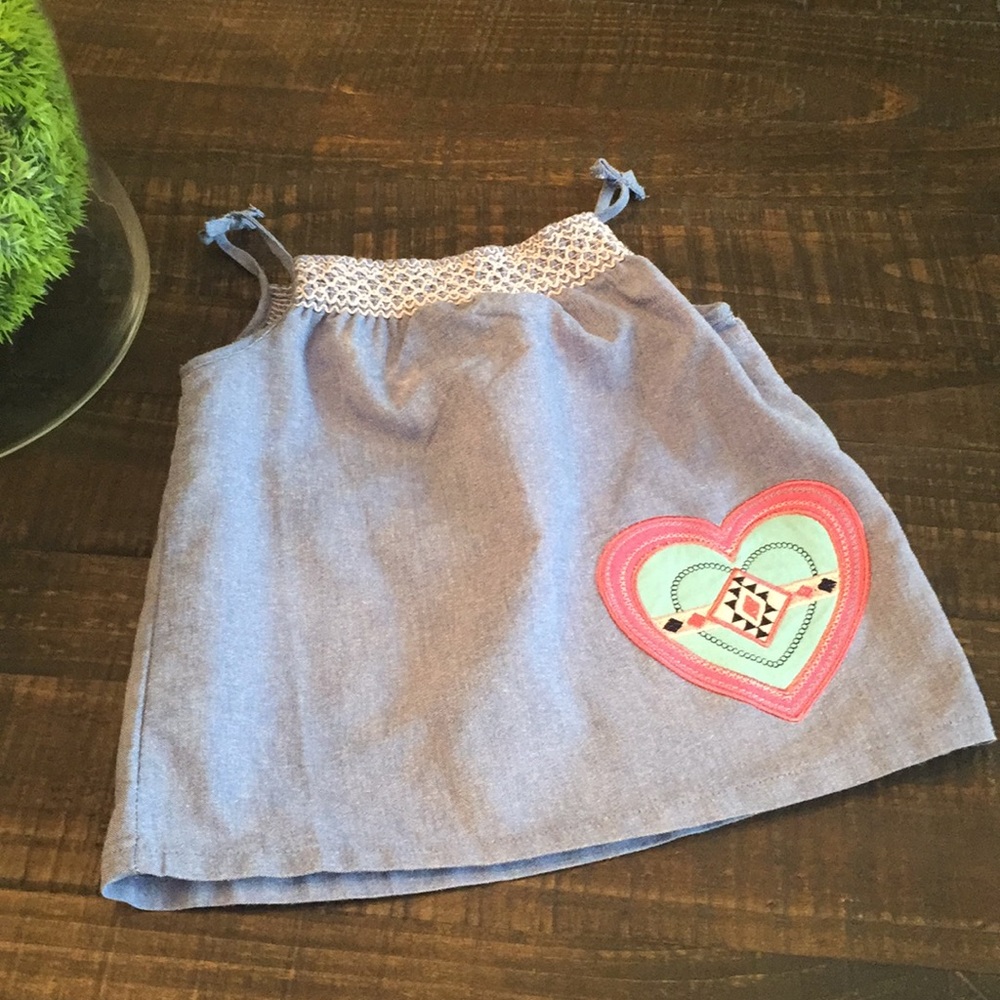 🦋 NWOT 18 Month Bon Bebe Blue Top
